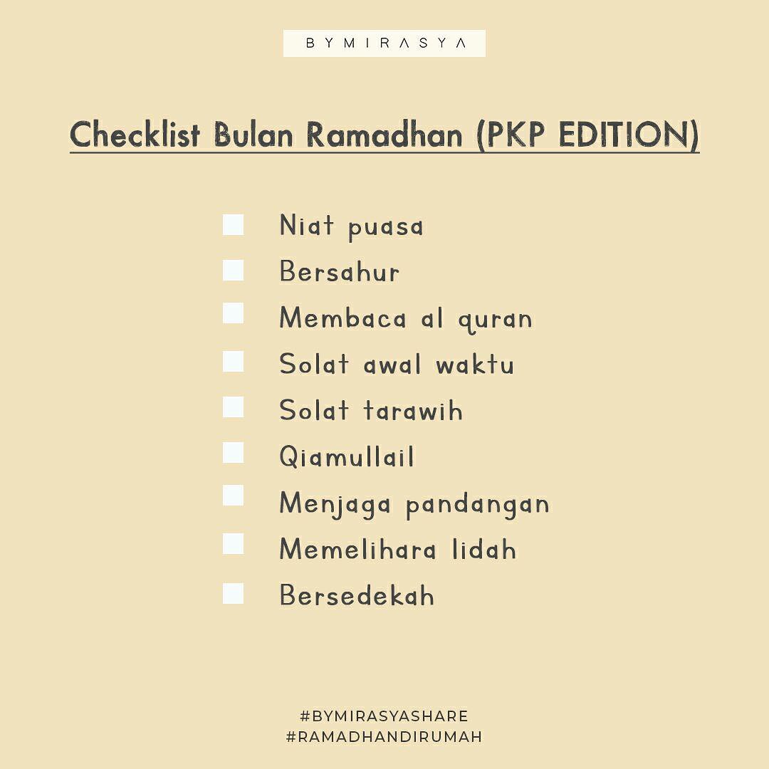 Bymirasya Pasti Ada Sesuatu Yang Kita Nak Tingkatkan Masa Bulan Ramadhan Waktu Inilah Waktu Terbaik Kita Mulakan Sesuatu Ibadah Dan Semoga Sebulan Kita Buat Ianya Menjadi Kebiasaan Kita Selepas Ramadhan Juga