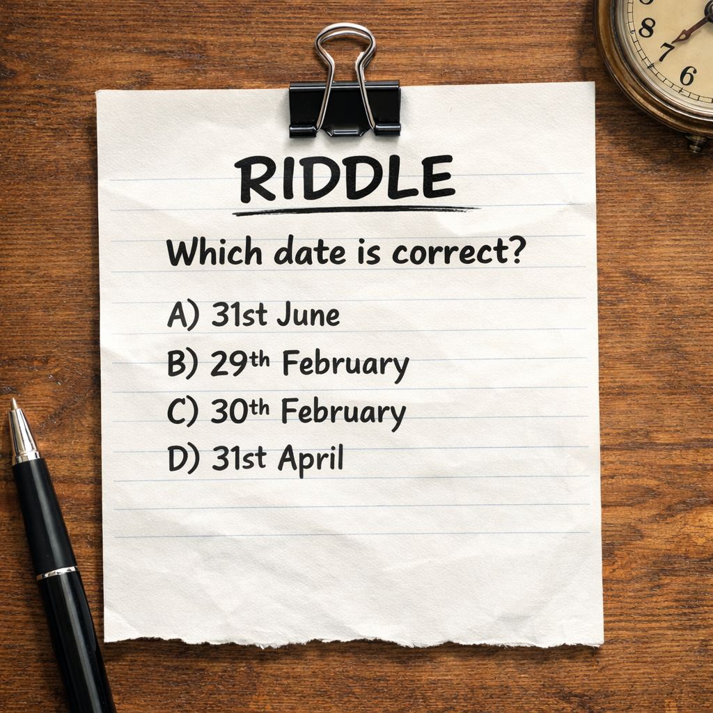 Vipul - Which date is correct? #riddles #challenge | Facebook