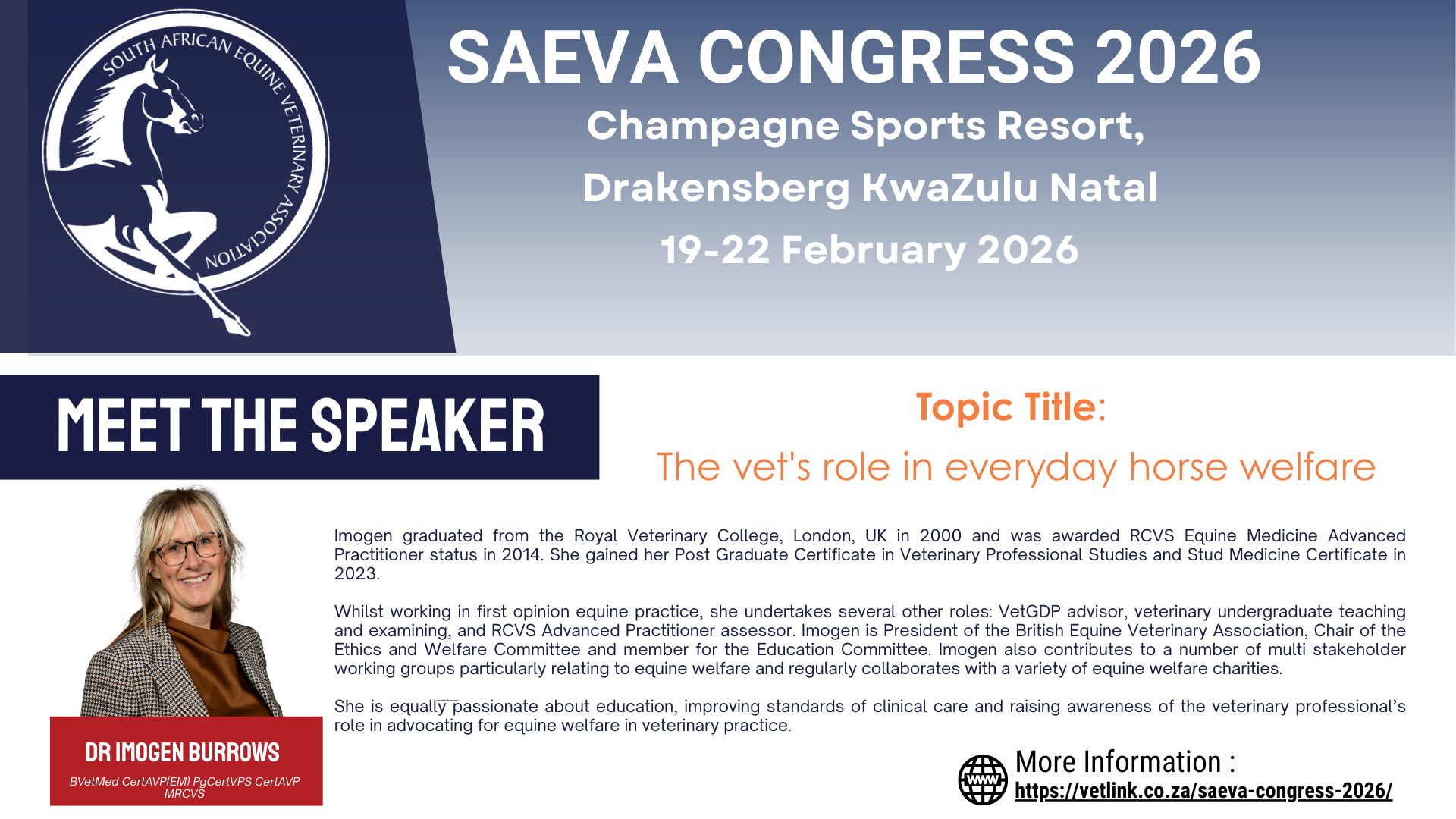 Vetlink - Join us at the SAEVA Congress 2026 to explore the vital role ...