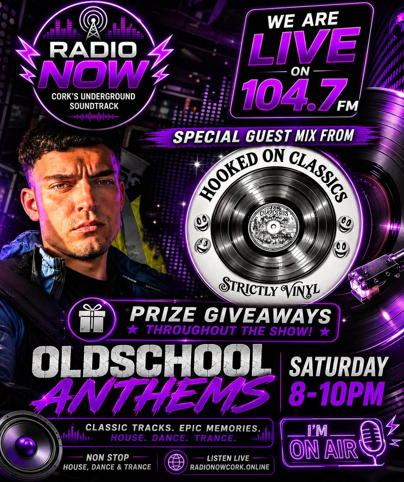 ? Tonight from 8–10PM on Radio Now 104.7 FM! ? Join me for 