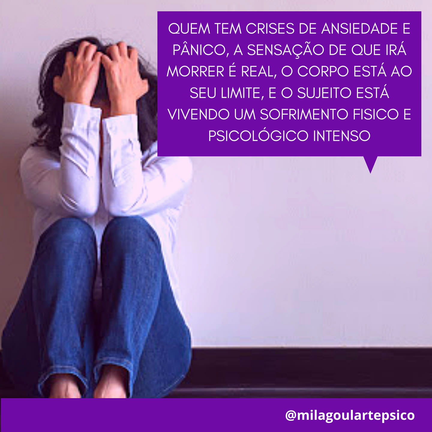 A crise de ansiedade é um sofrimento emocional, mental e físico que ...
