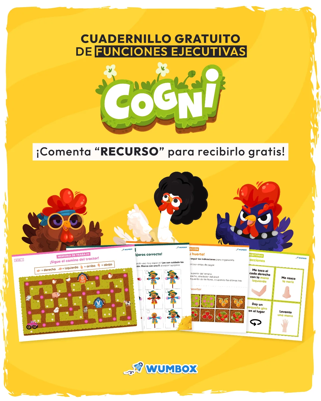 Wumbox - 🎁 RECURSO GRATUITO 🧠 Cuadernillo de Funciones... | Facebook