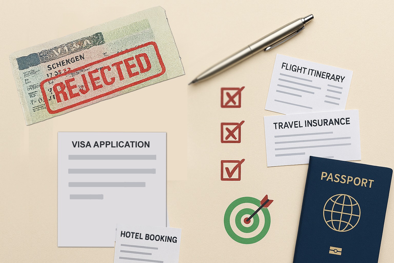Schengen - 🚫 Your visa got rejected because of a small mistake? Just ...