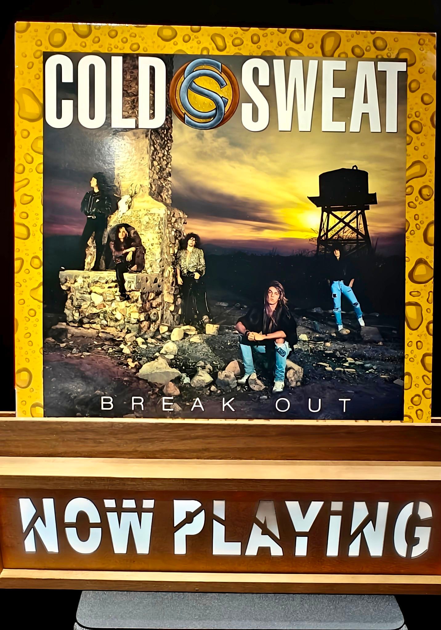 COLD SWEAT Break Out レコード 1990年 US盤 Cold Sweat's 1990 album Break Out review