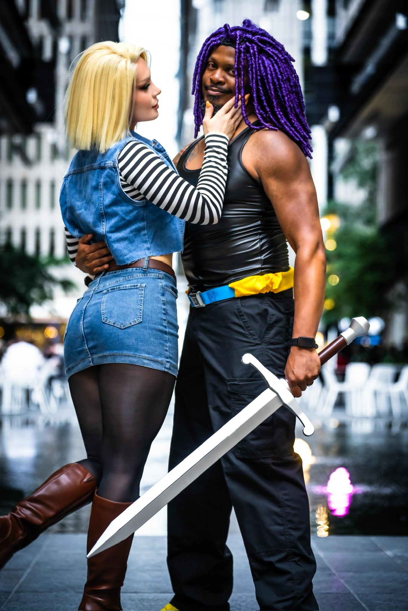 chanれいれいchan Featuring @chenz.18 as Android 18, @sspicynoodle as Android 17