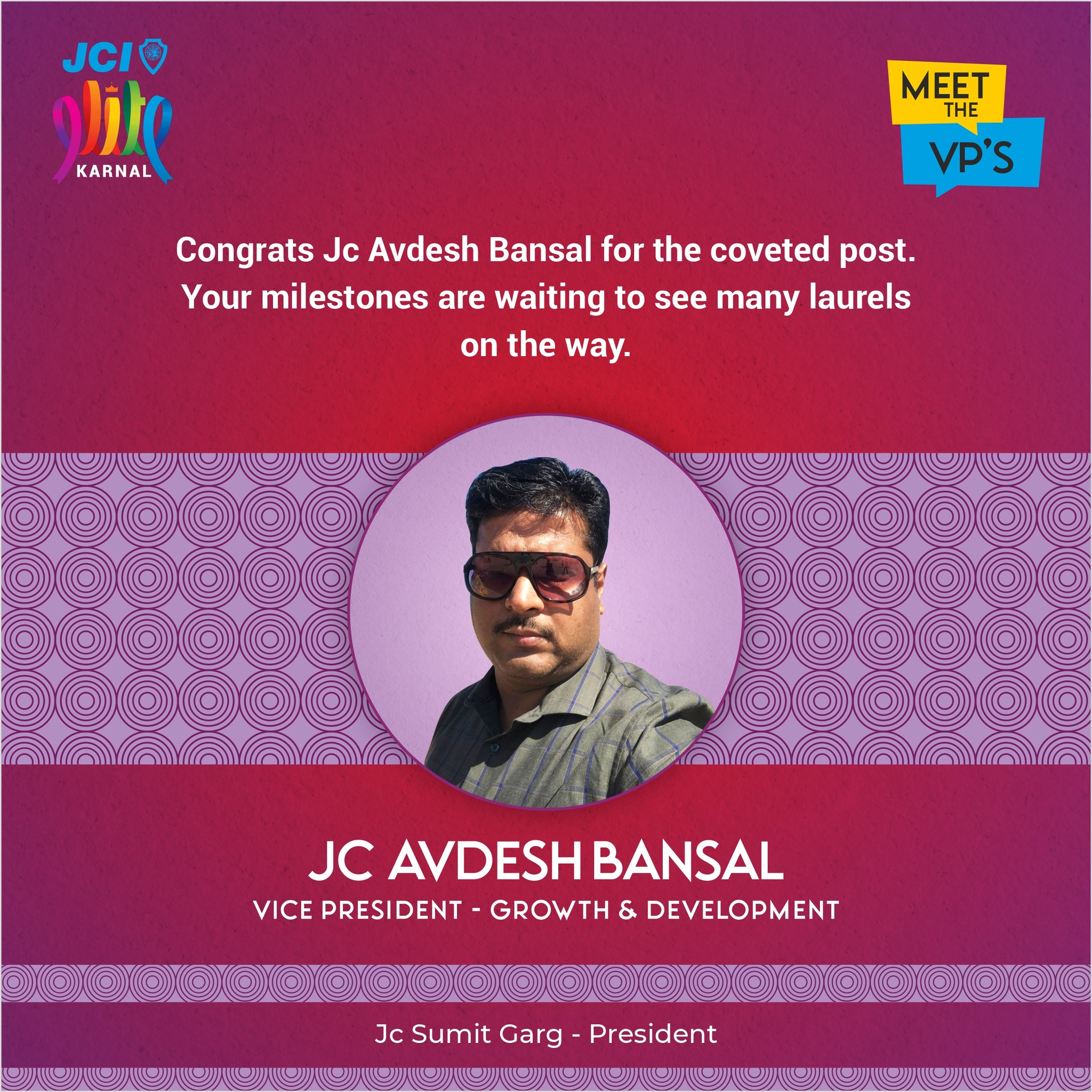 JCI Karnal Elite - Congrats Jc Avdesh Bansal for the coveted post. Your ...