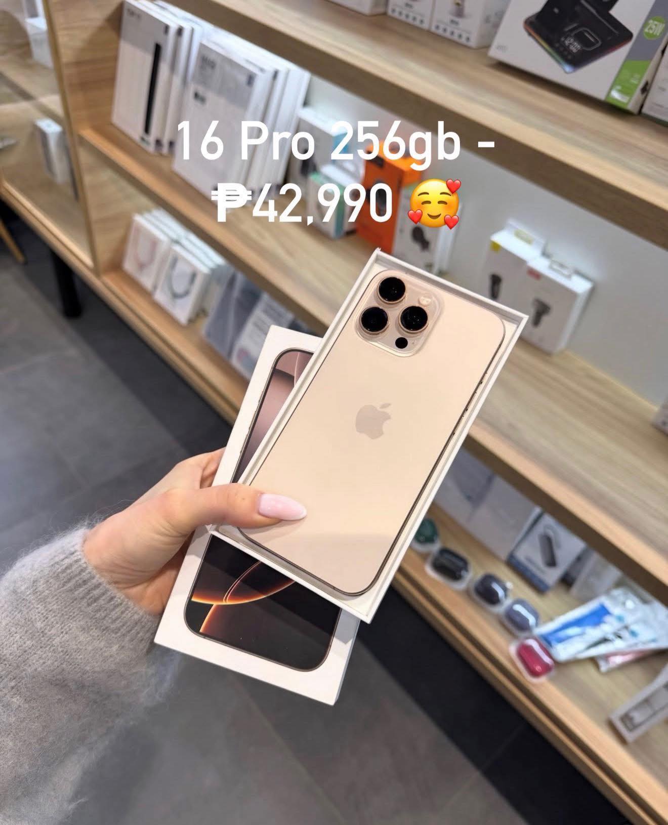 GRABEEEE SO GANDA! ? iPhone 16PRO 256gb if you wish a good camera 