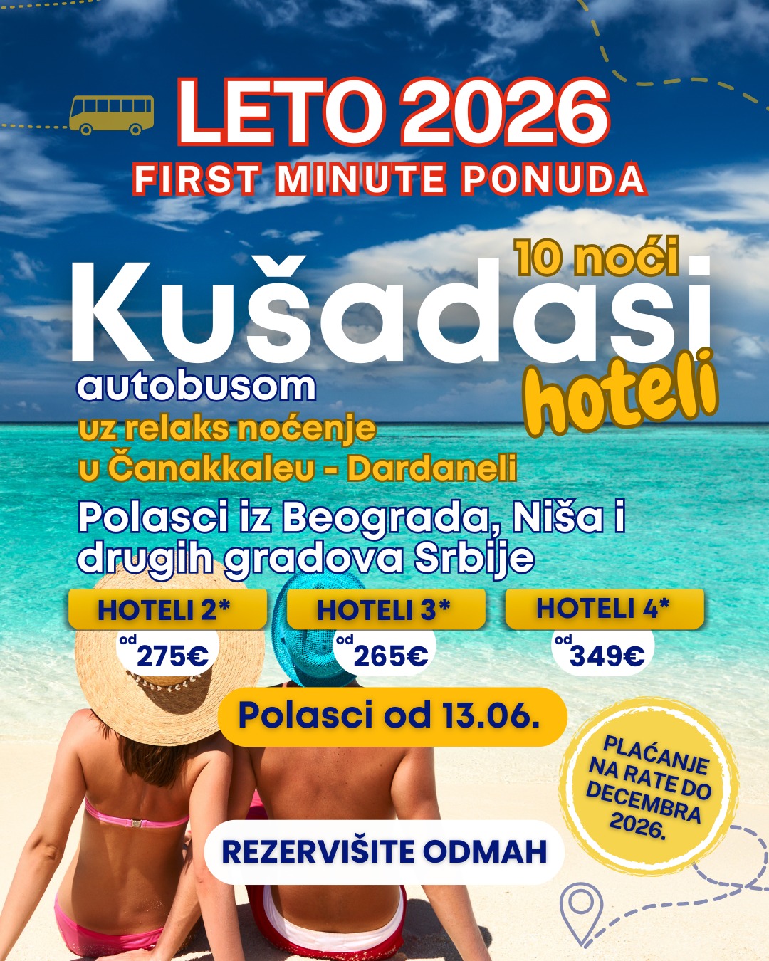 Halo Travel - 🌞 TURSKA - KUŠADASI - LETOVANJE 2026 – FIRST... | Facebook