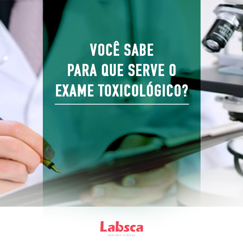 Este exame identifica o consumo... - Labsca Análises Clínicas | Facebook