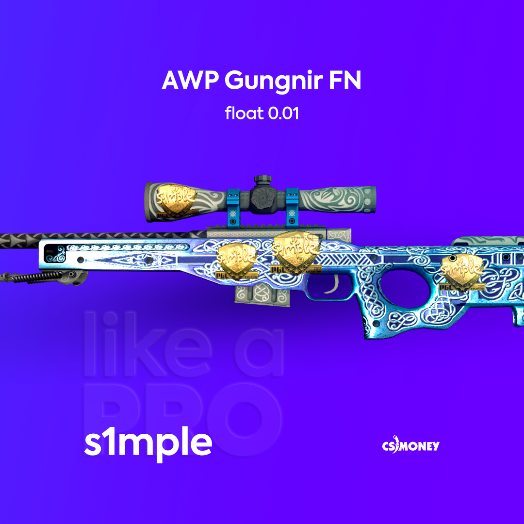 s1mple got skins with his own... - Cs.money CS:GO Trading Bot