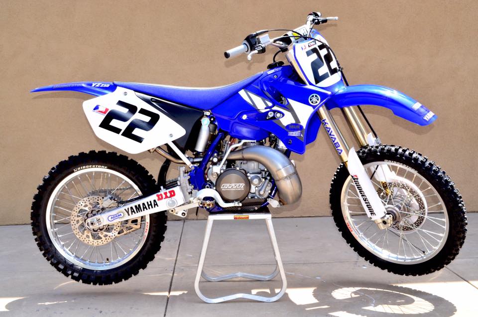 Chad Reed's YZ250 he never got to race. Who thinks he would have