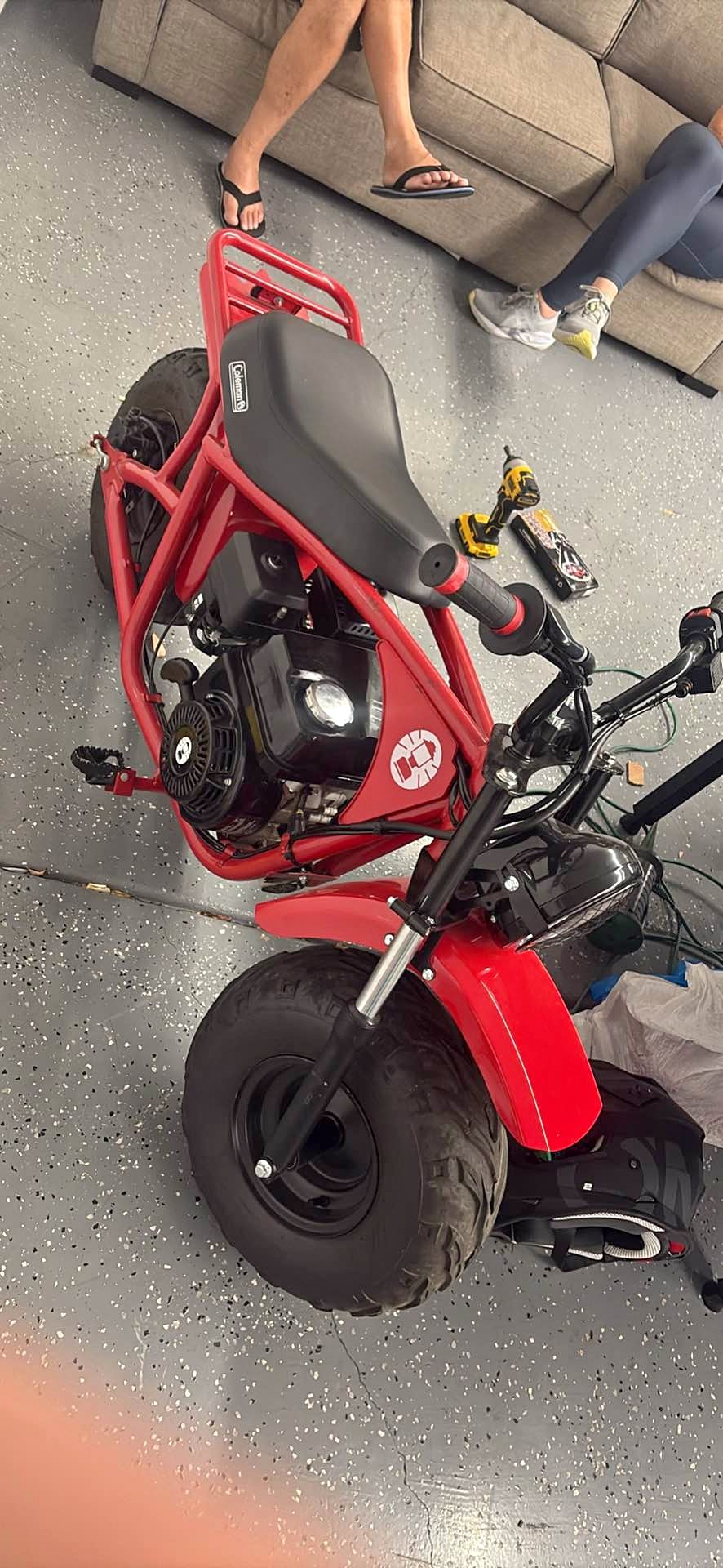 coleman mini bike for sale ontario Oryxearth Moto BRM100-4 99cc Off-Road Gas Adults & Teens  Up to 220 lbs cooled system ensures efficient heat dissipation Coleman Powersports 196cc Gas Mini