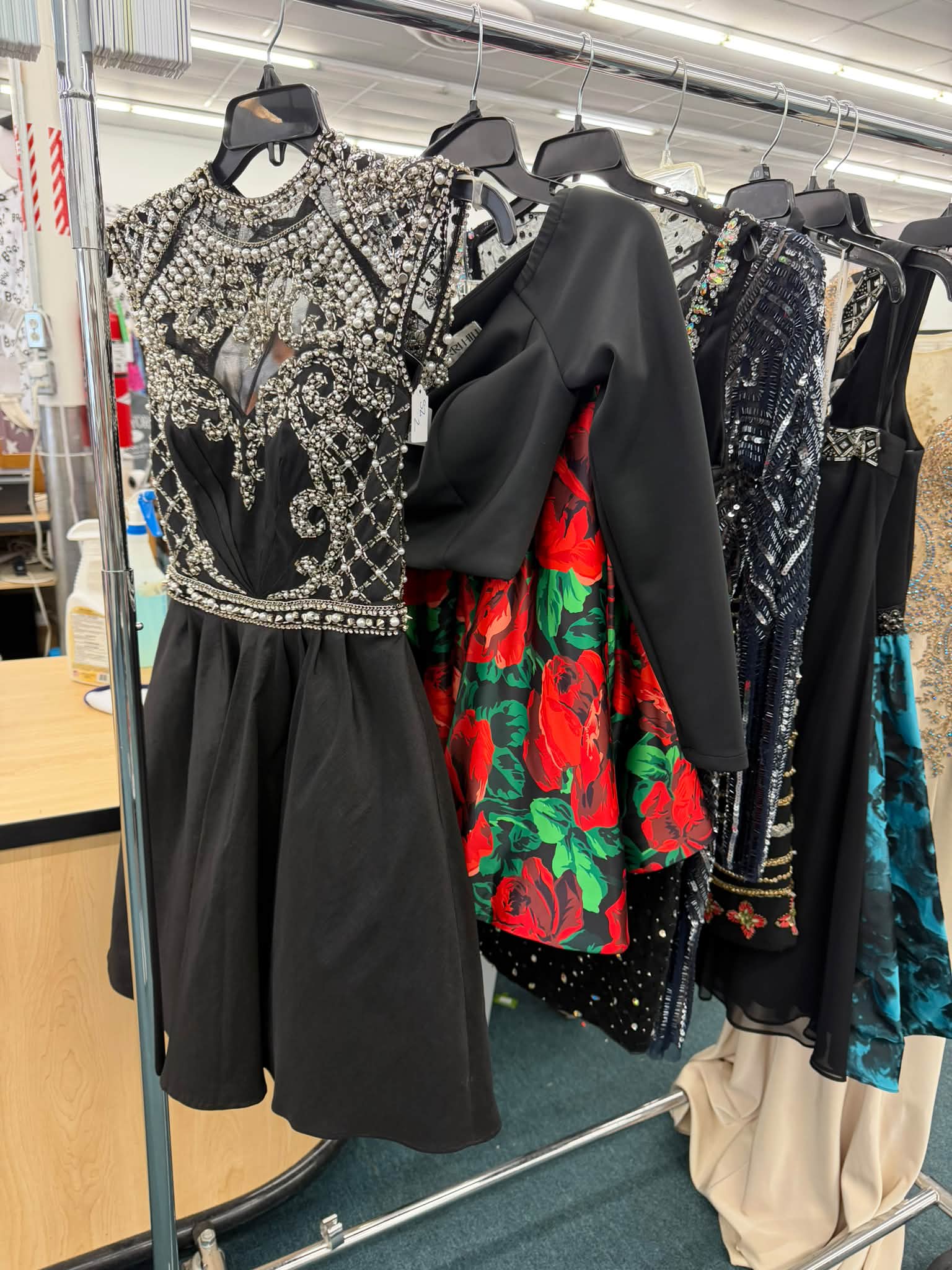 in person homecoming dress stores dresses available at The Crossing Thrift Store Keokuk base_colour: green