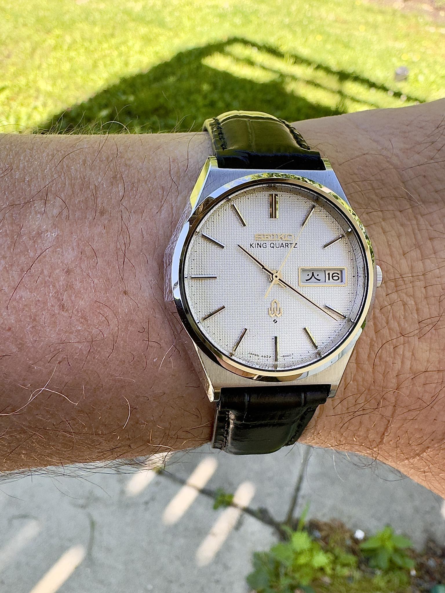 Seiko King Quartz 0853-8000 from 1975. KING S5 SIL KING ING Qu 