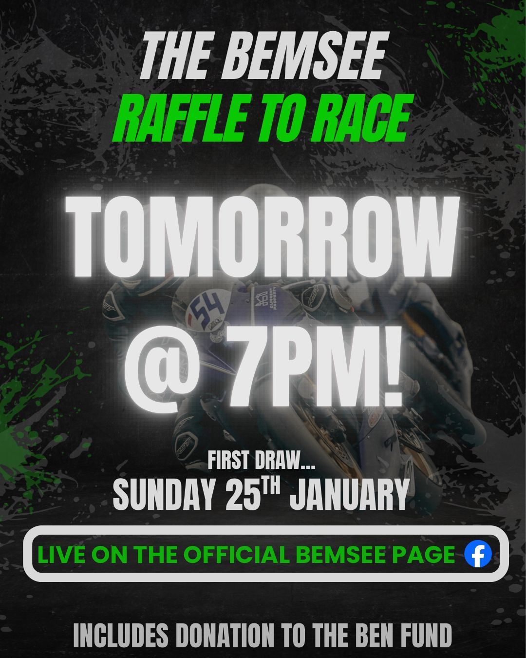 Bemsee - 🏁Raffle to Race 2026🏁 Dean Neal wins the first Raffle to Race ...