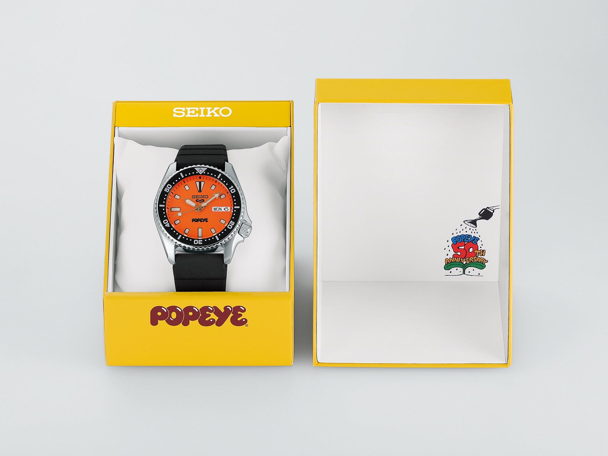 Seiko has unveiled the limited-edition 5 Sports x Popeye HDB013 to