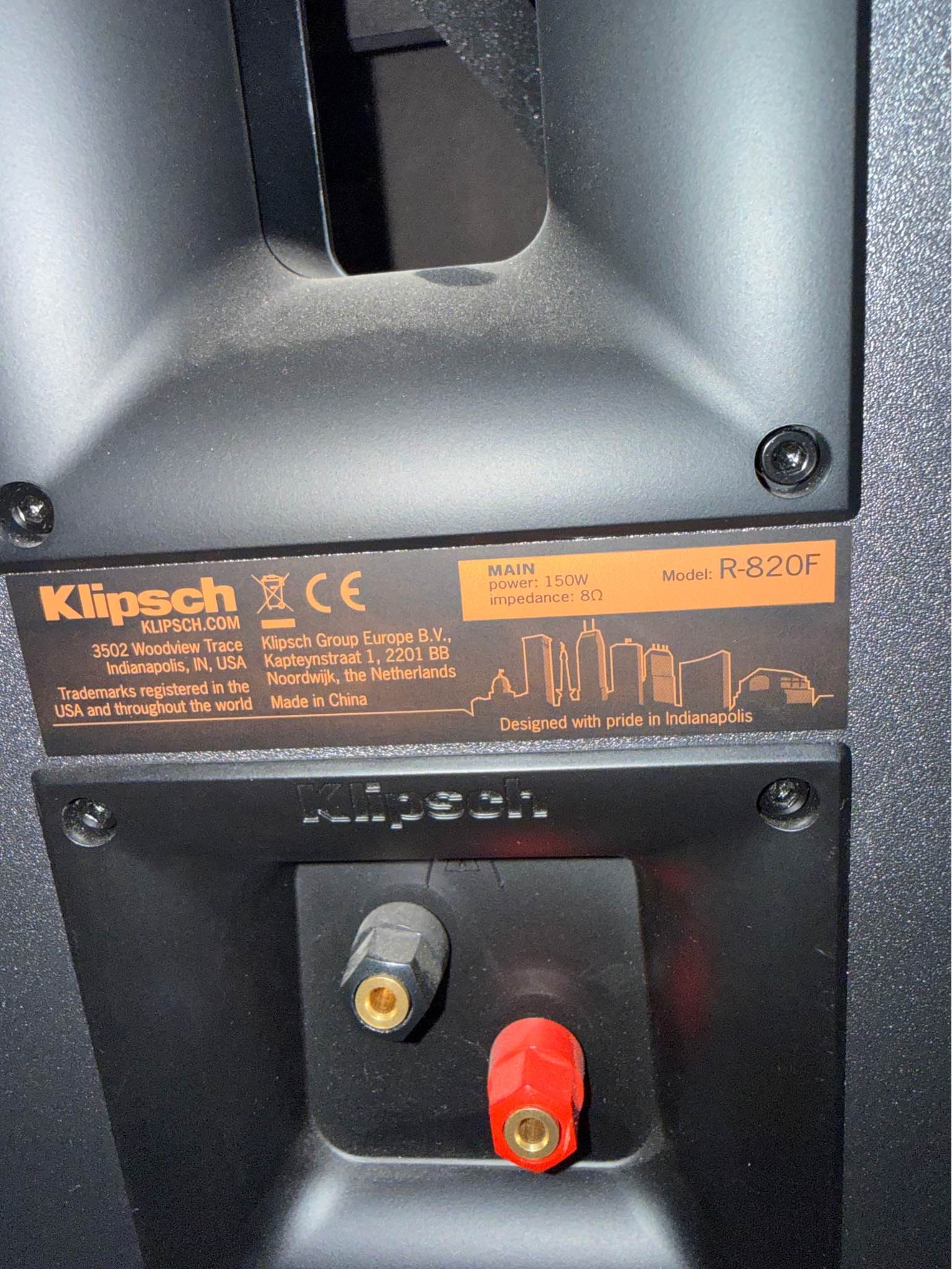 2 Klipsch R820F Speakers - Speakers & Subwoofers - Copenhagen, New York ...
