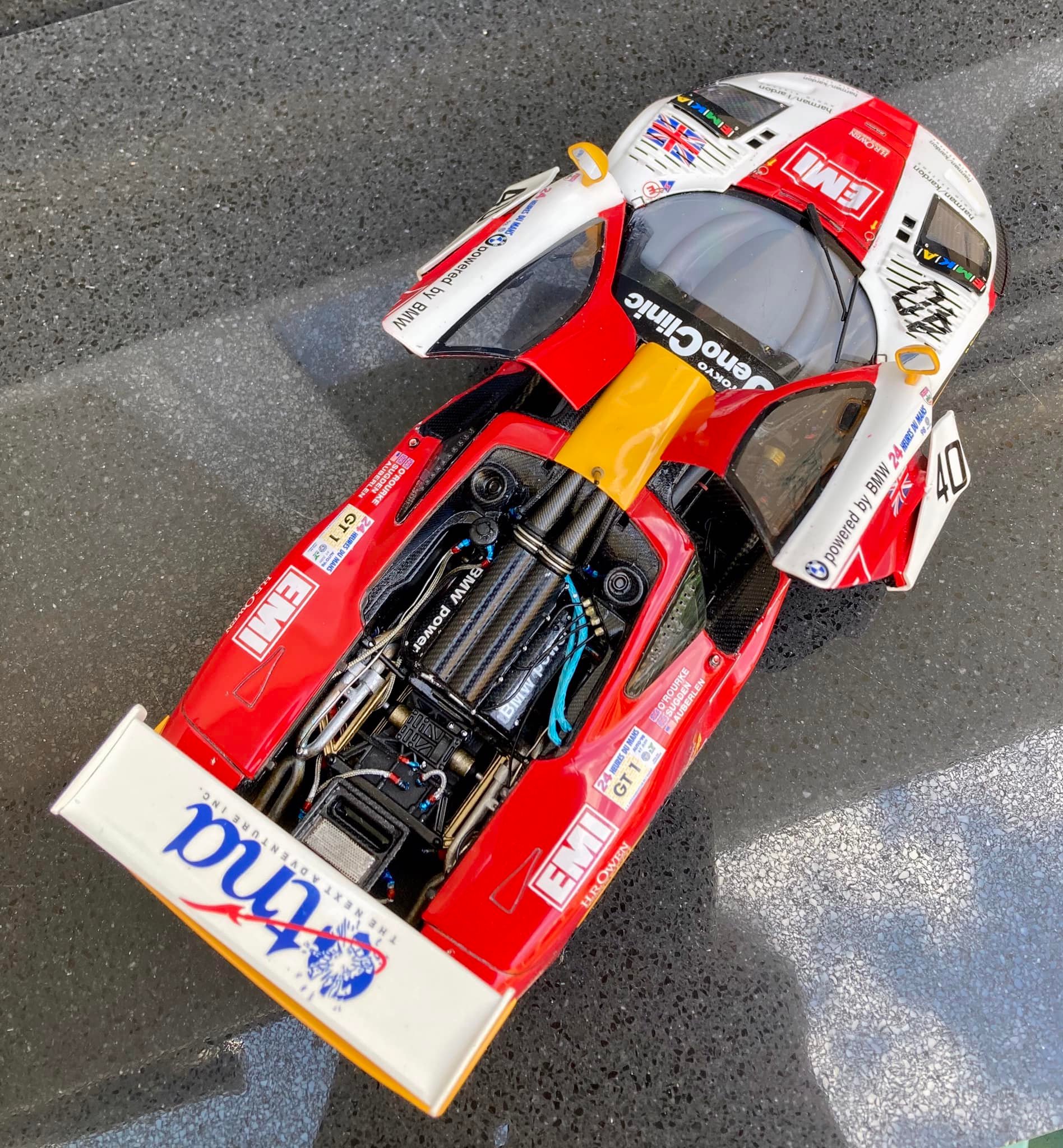1/24 Aoshima McLaren F1 GTR EMI from 1998 LeMans by Malcolm Hayes