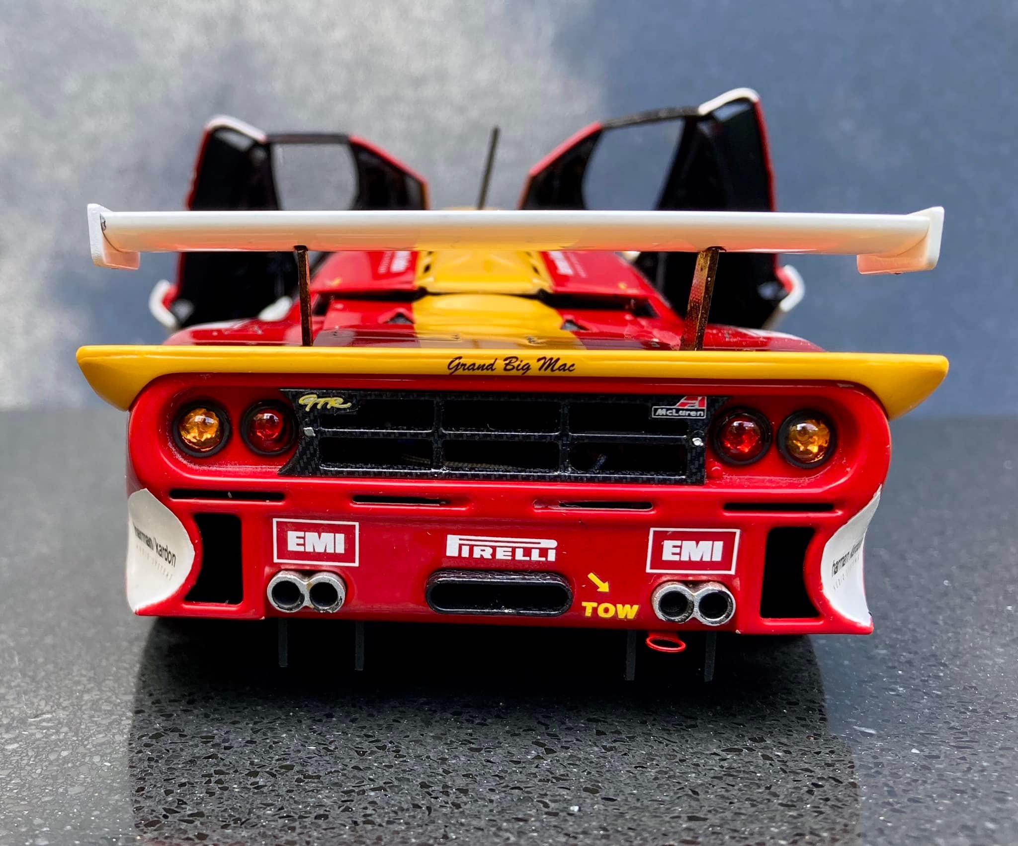1/24 Aoshima McLaren F1 GTR EMI from 1998 LeMans by Malcolm Hayes