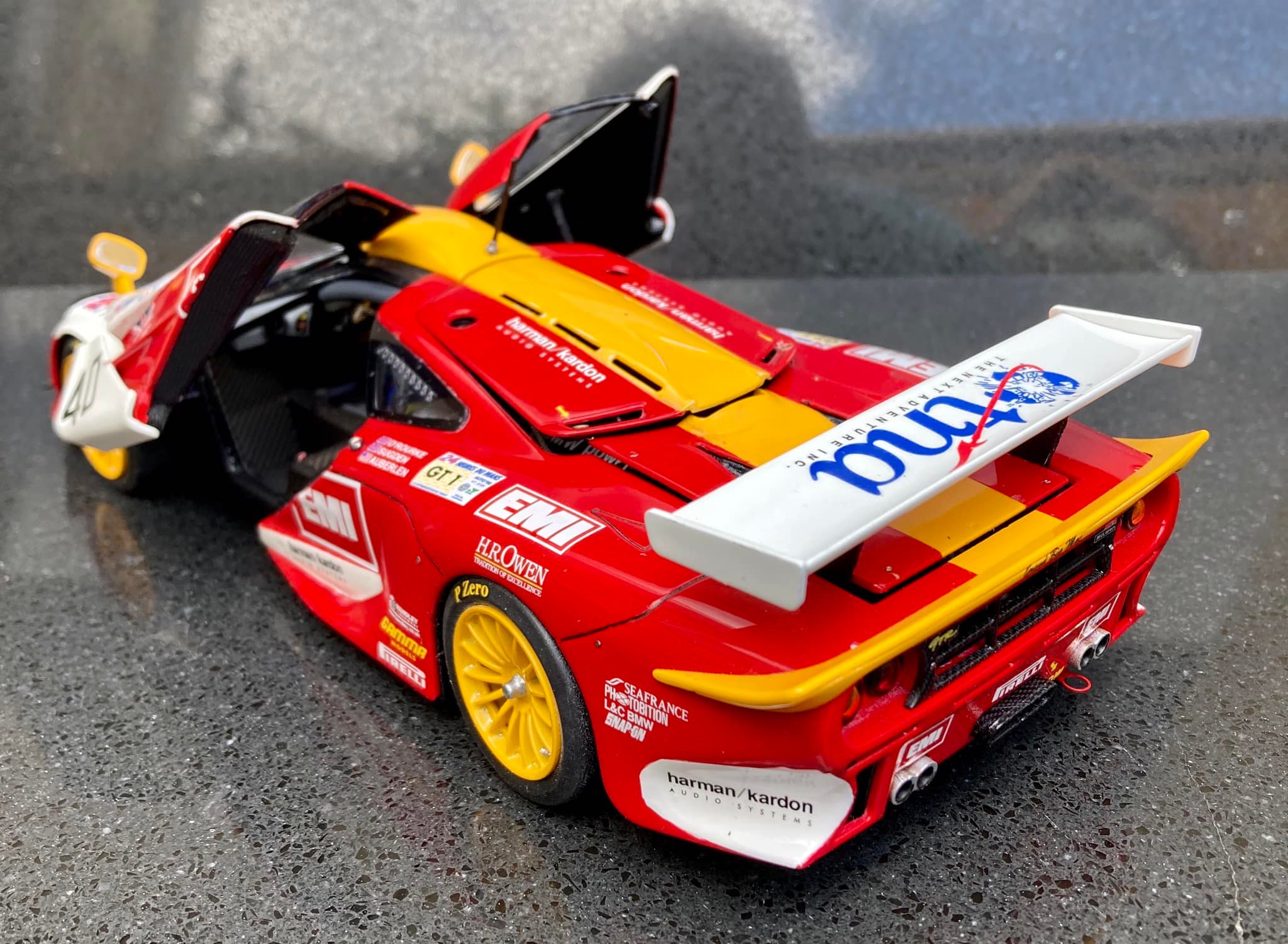 1/24 Aoshima McLaren F1 GTR EMI from 1998 LeMans by Malcolm Hayes