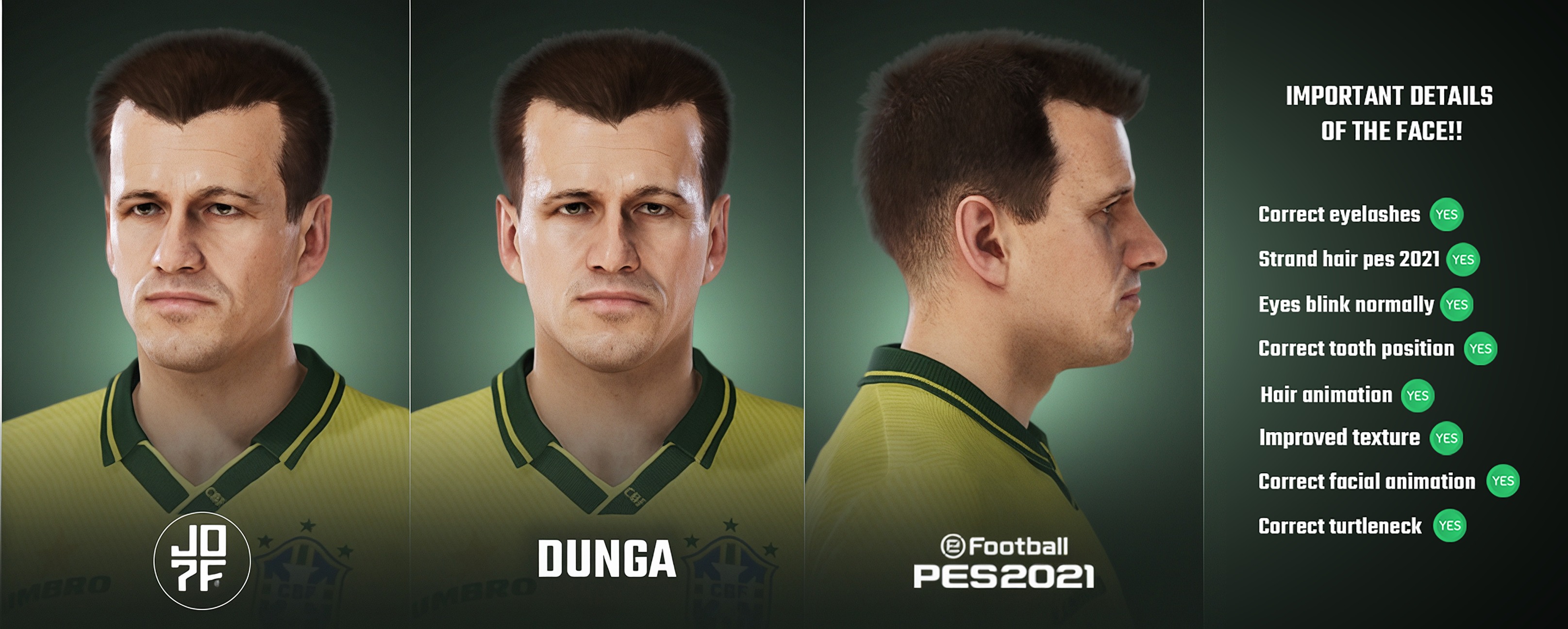 Jo7 Facemaker - Carlos Augusto V2 - PES 2021 (PC MOD) -... | Facebook