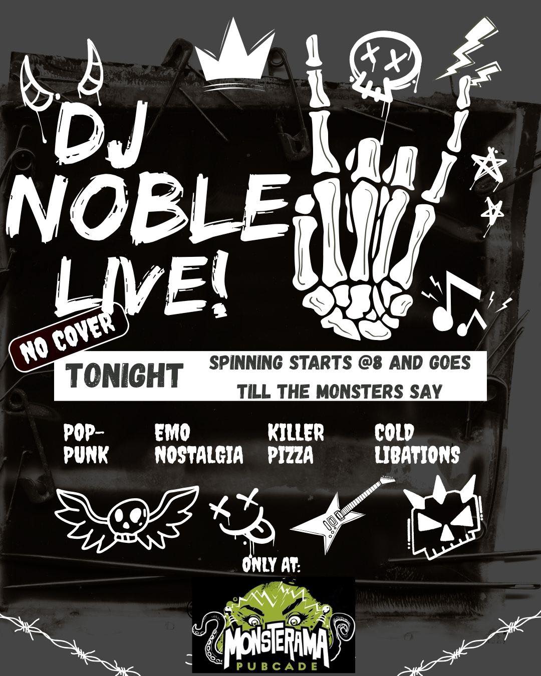 DJ Noble live at Monsterama Pubcade Des Moines