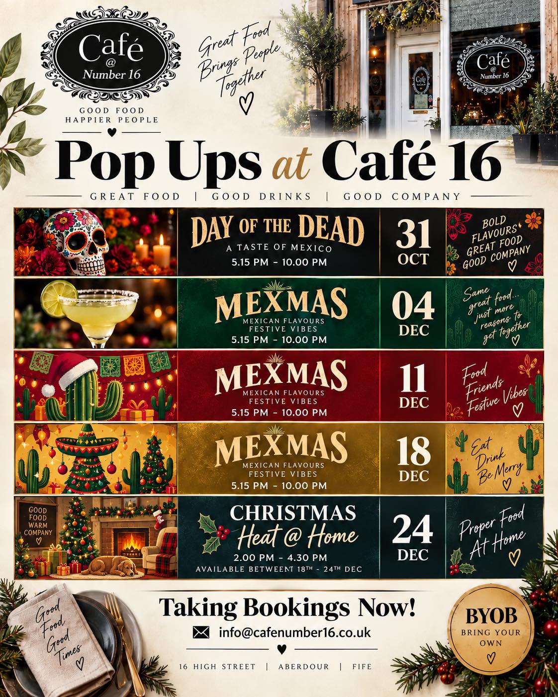 The Cafe at Number 16 | Aberdour