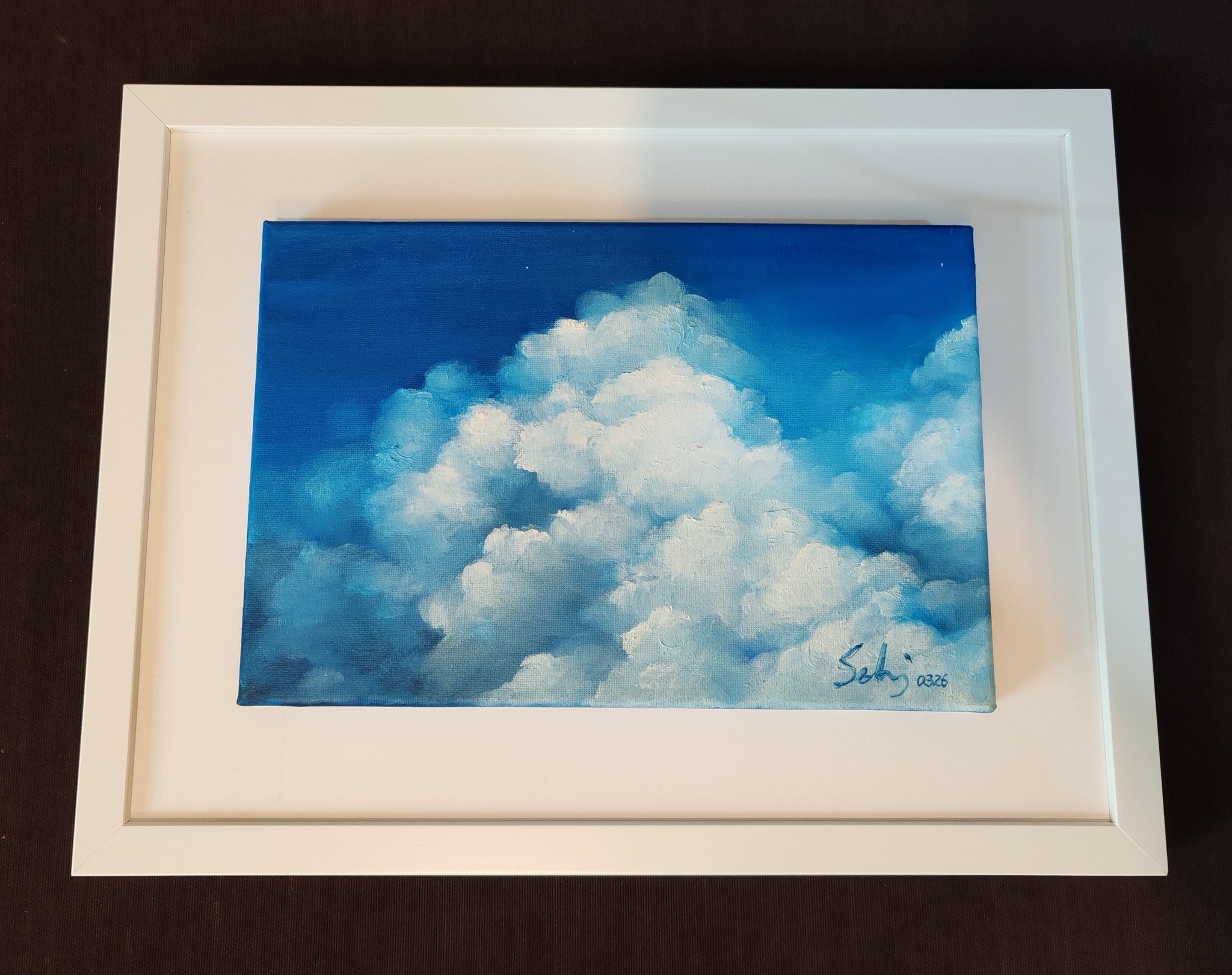 海阔天空油画Sebastian Jong作品--- 很常听长辈说： “人生有风雨，也有