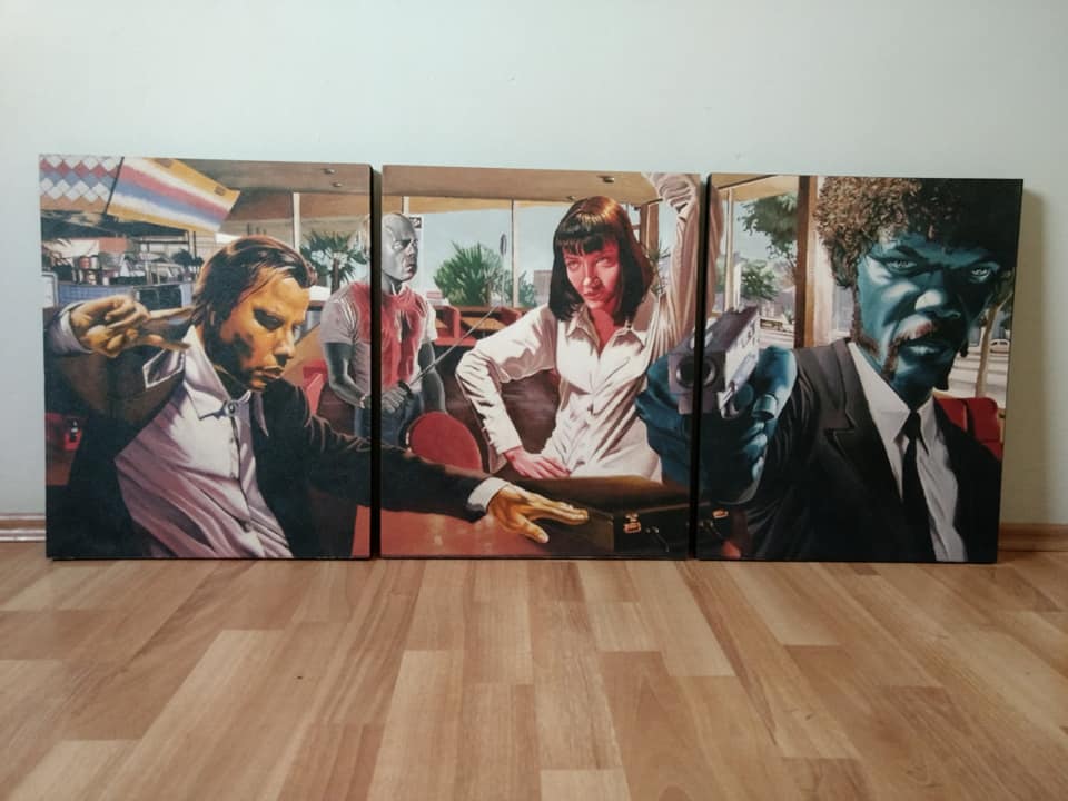 87 pixeles - 3 piezas de 50x40cm. (120x50cm) Justin Reed...