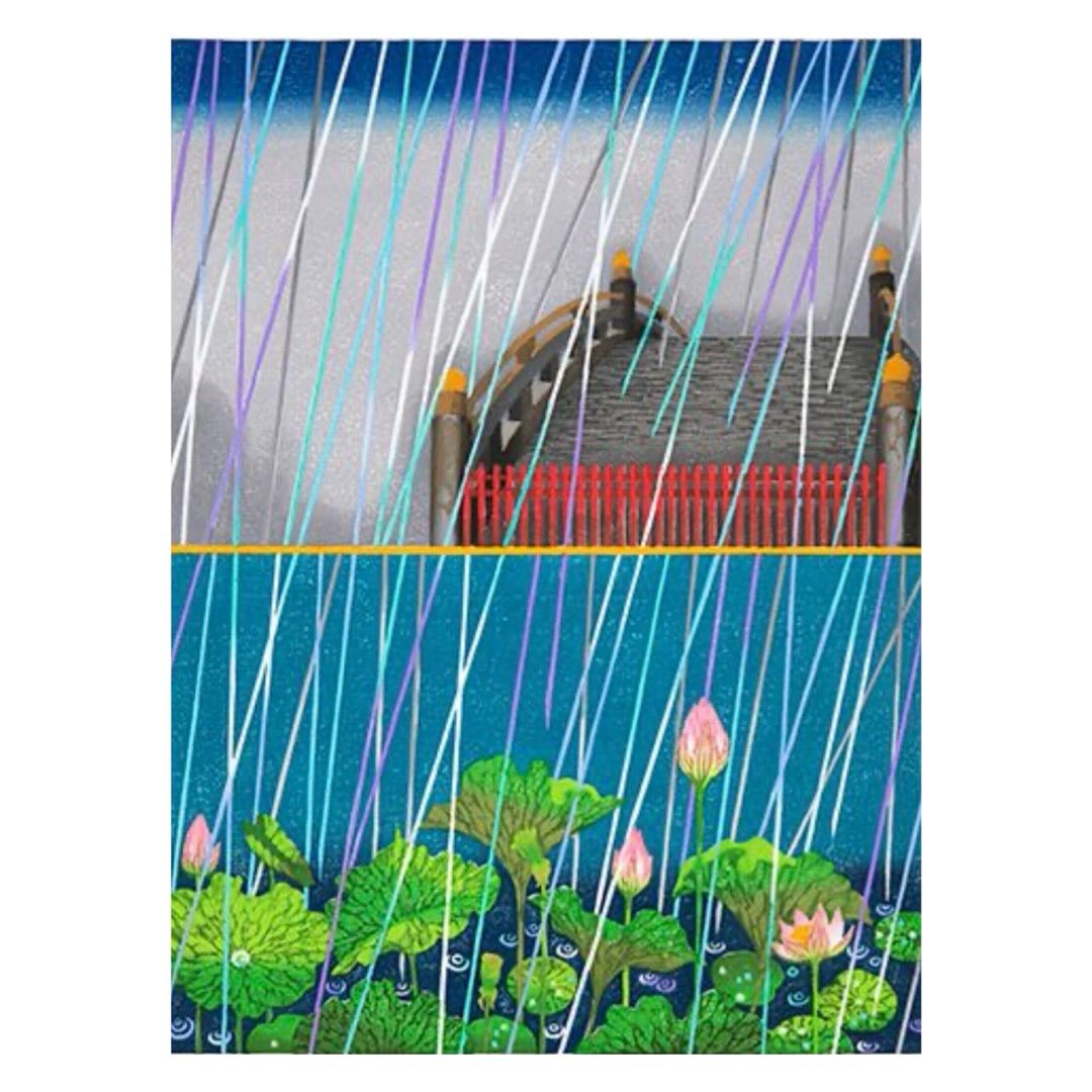笠井正博展 2019.7.22〜8.3 養清堂画廊2階 シルクスクリーン、ガラス絵