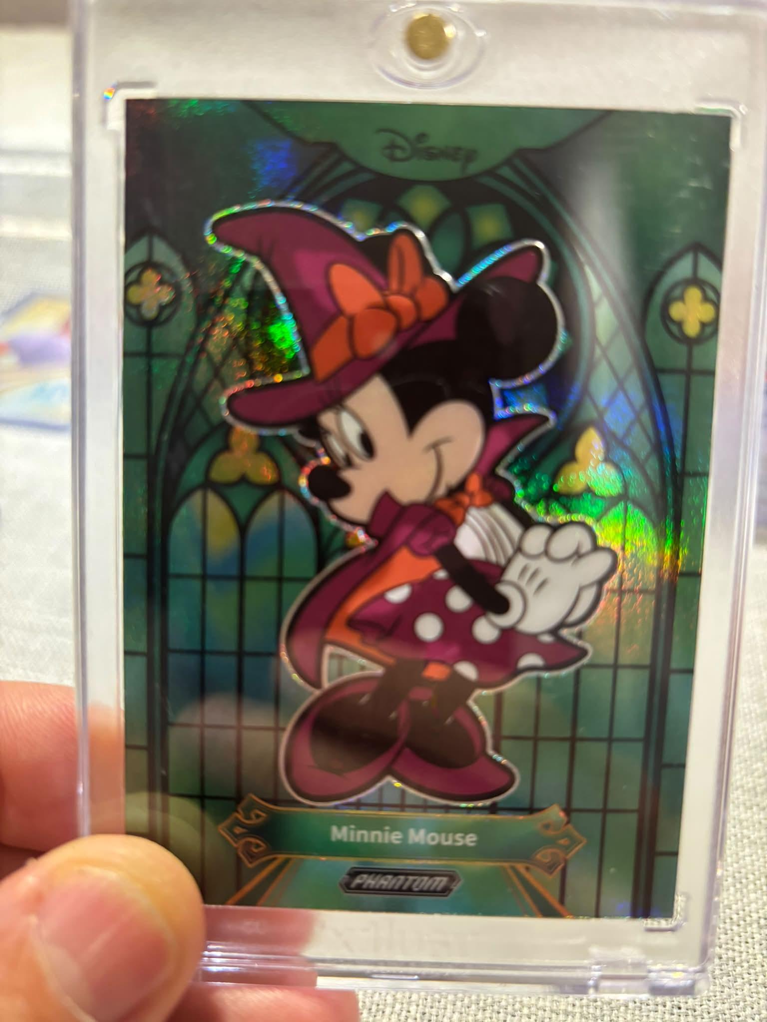 Completed Kakawow Stained Glass Rainbow Disney trading card set