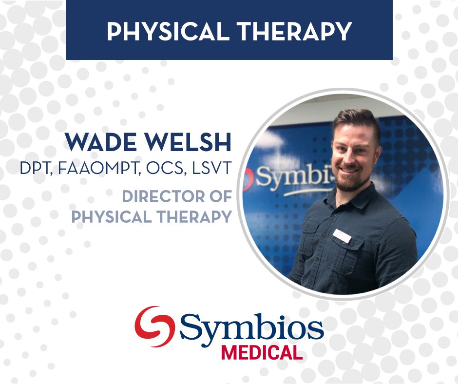 Symbios Health - 💪 Meet Wade Welsh, Director of Physical... | Facebook