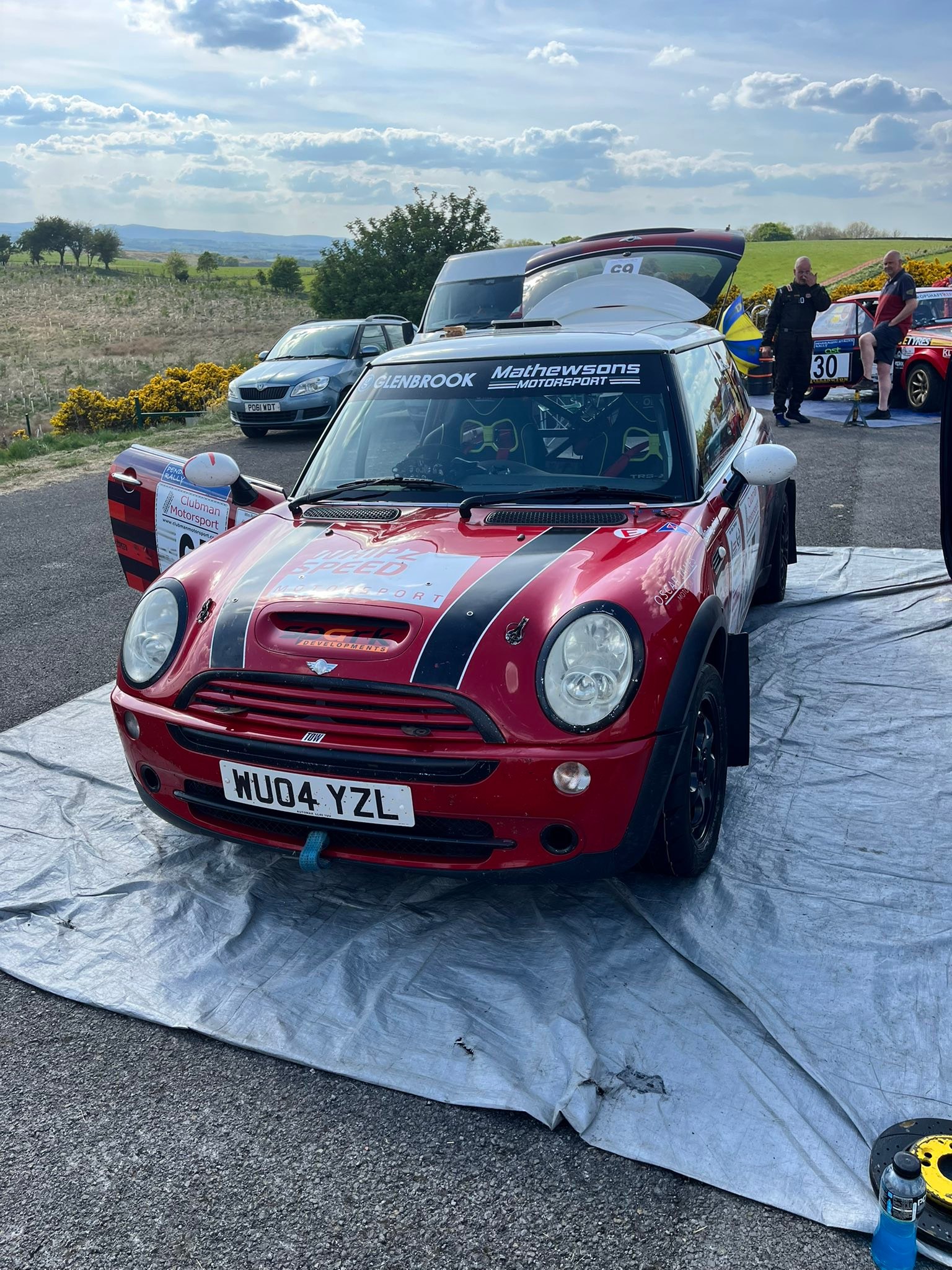 Grace Pedley Rallying