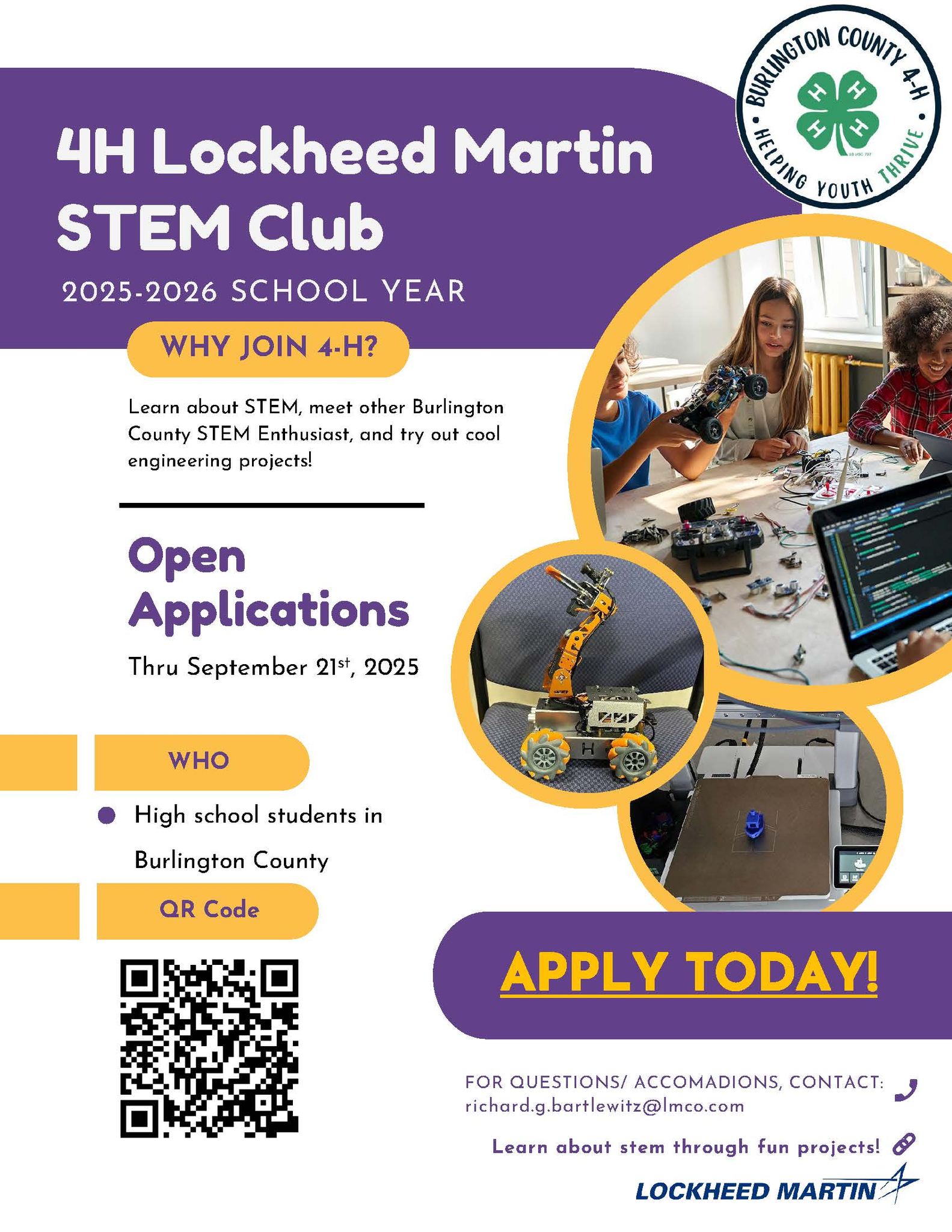 🚀 Exciting Opportunity for High... - Burlington County 4-H | Facebook