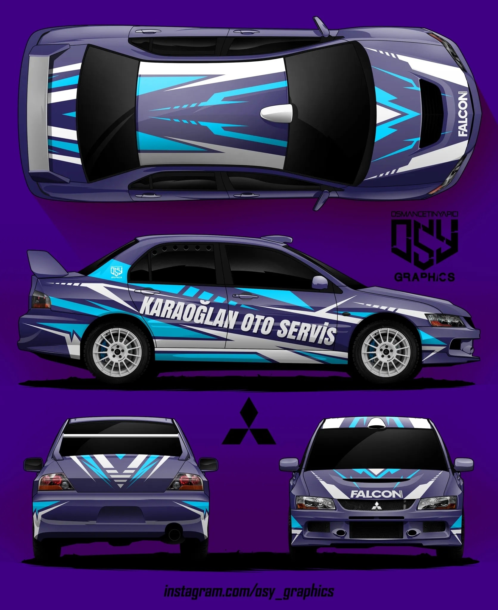 OSY Graphics - Mitsubishi lancer evolution rally car... | Facebook