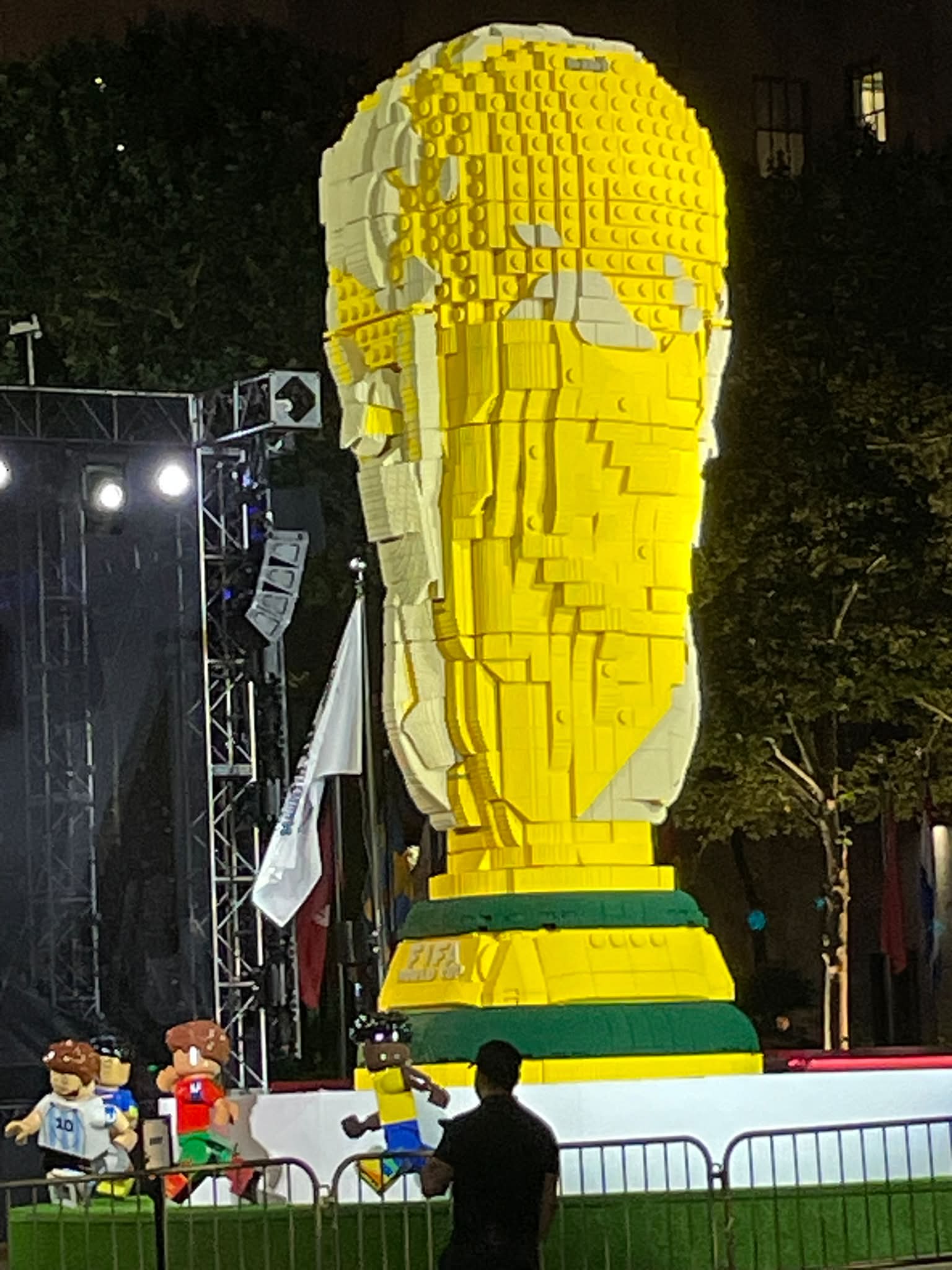 New lights, new look, same iconic spot. World Cup ready