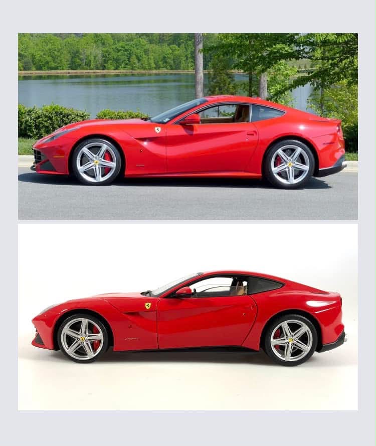 2012 Ferrari F12berlinetta 1:18 model car