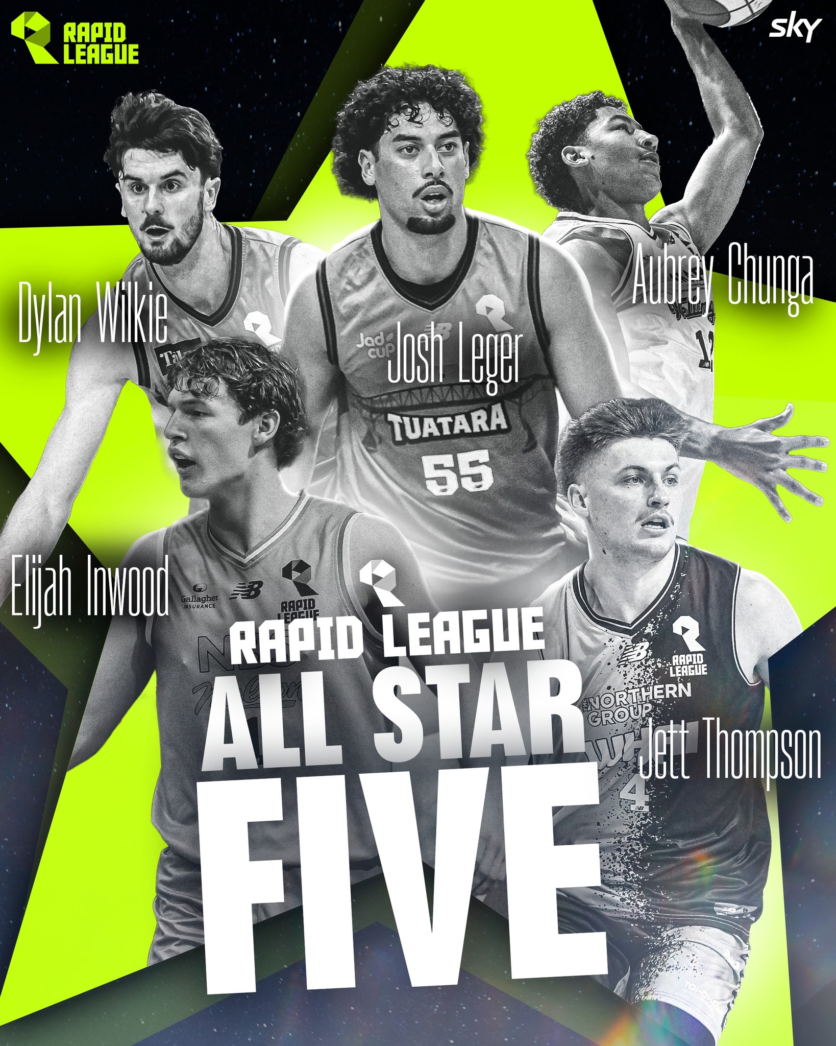 2026 RAPID LEAGUE ALL STAR FIVE. ⭐🏀 The 2026 Rapid League All