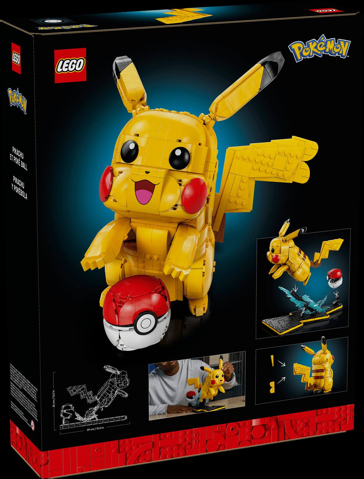 Se acaban de revelar nuevos sets de LEGO Pokémon y no me los tomo