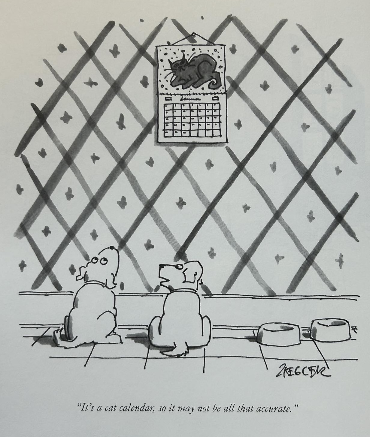 A cartoon by Jack Ziegler. #NewYorkerCartoons