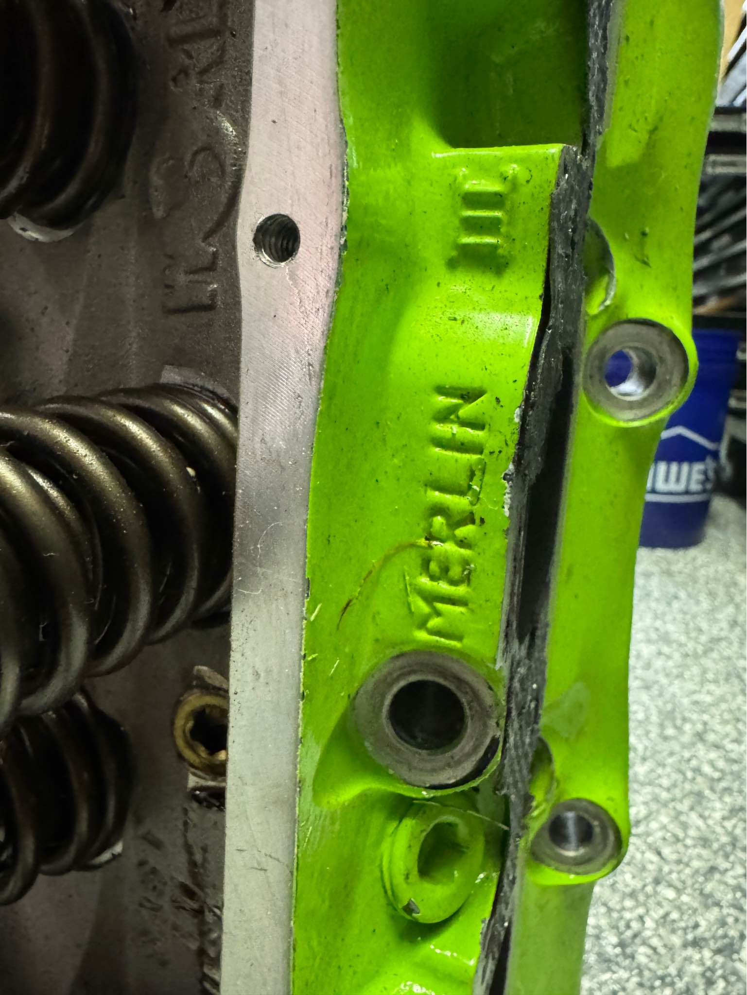 Aluminum Big Block Chevy World Product Merlin Heads Part 020650. - Car ...