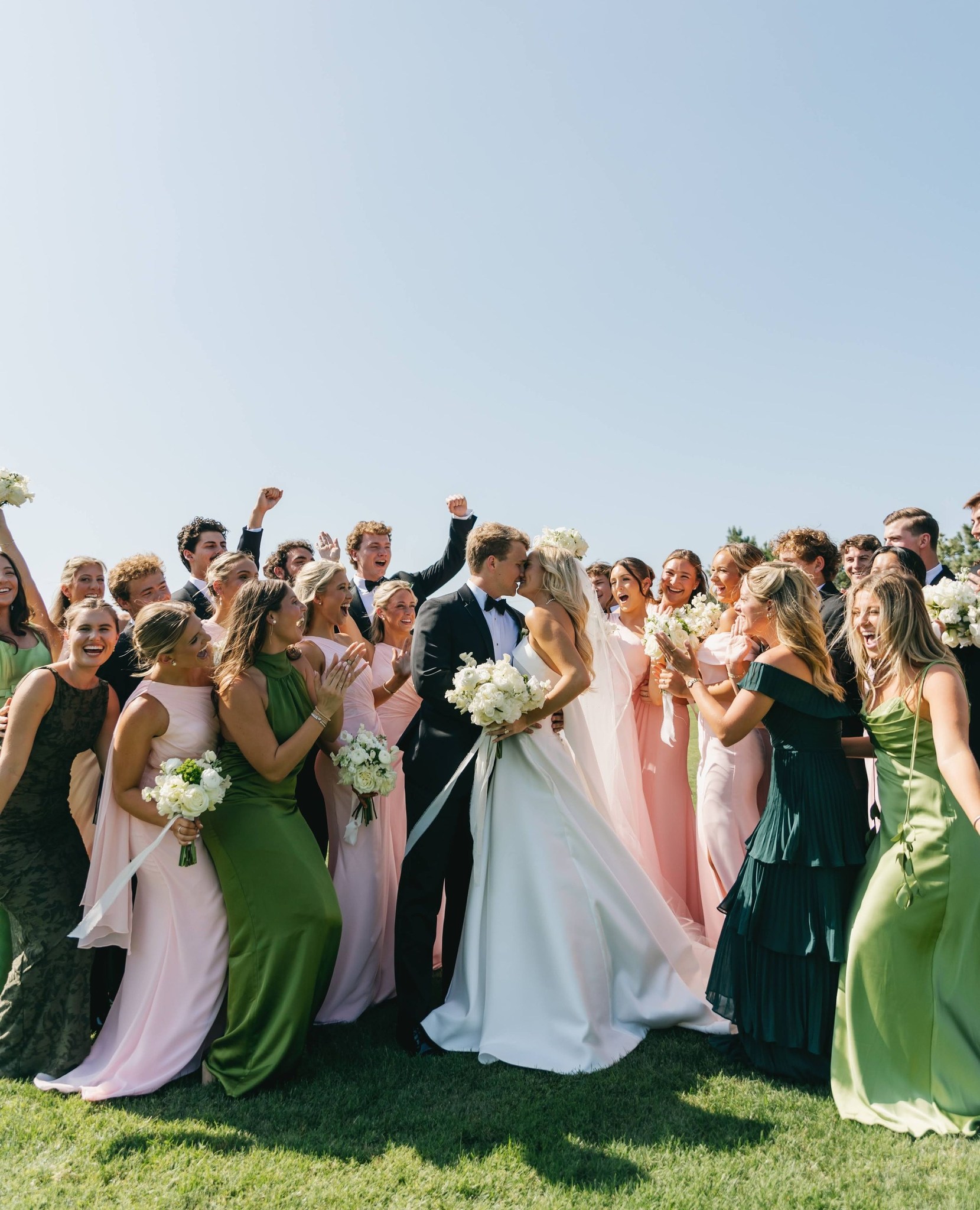 bridesmaids movie wedding dress designer Timeless Oklahoma City design inspiration at The Bower 27 dresses tvf wearing the Luisa size-uk-18 Color:M-Charcoal Gray