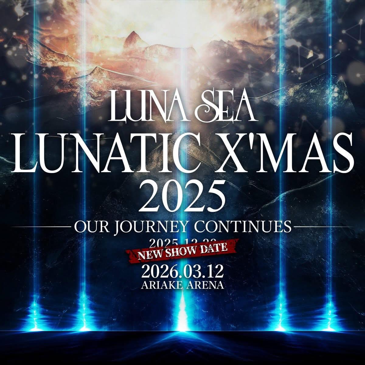 LUNA SEA has announced that the live concert “LUNATIC X'MAS” on
