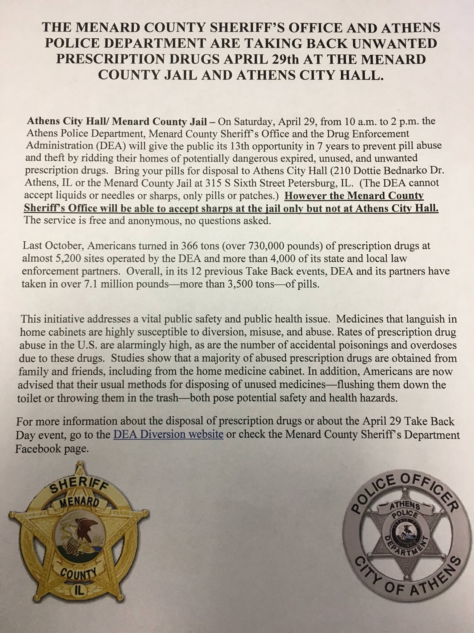 The Menard County... Menard County Sheriff's Office