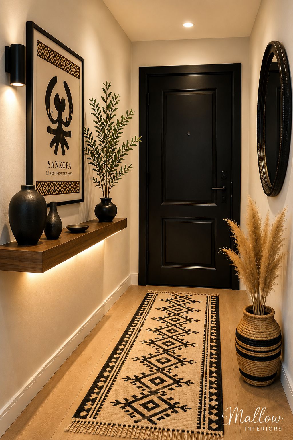 Warm and Welcoming African-Inspired Entryway Decor Ideas