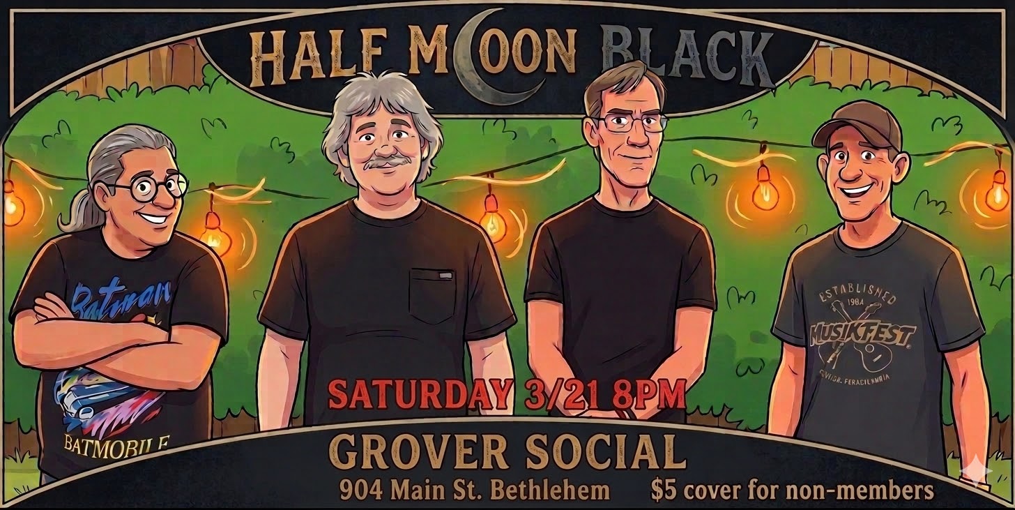 HMB back @ Grover Social SAT. MAR 21st. 7:30pm