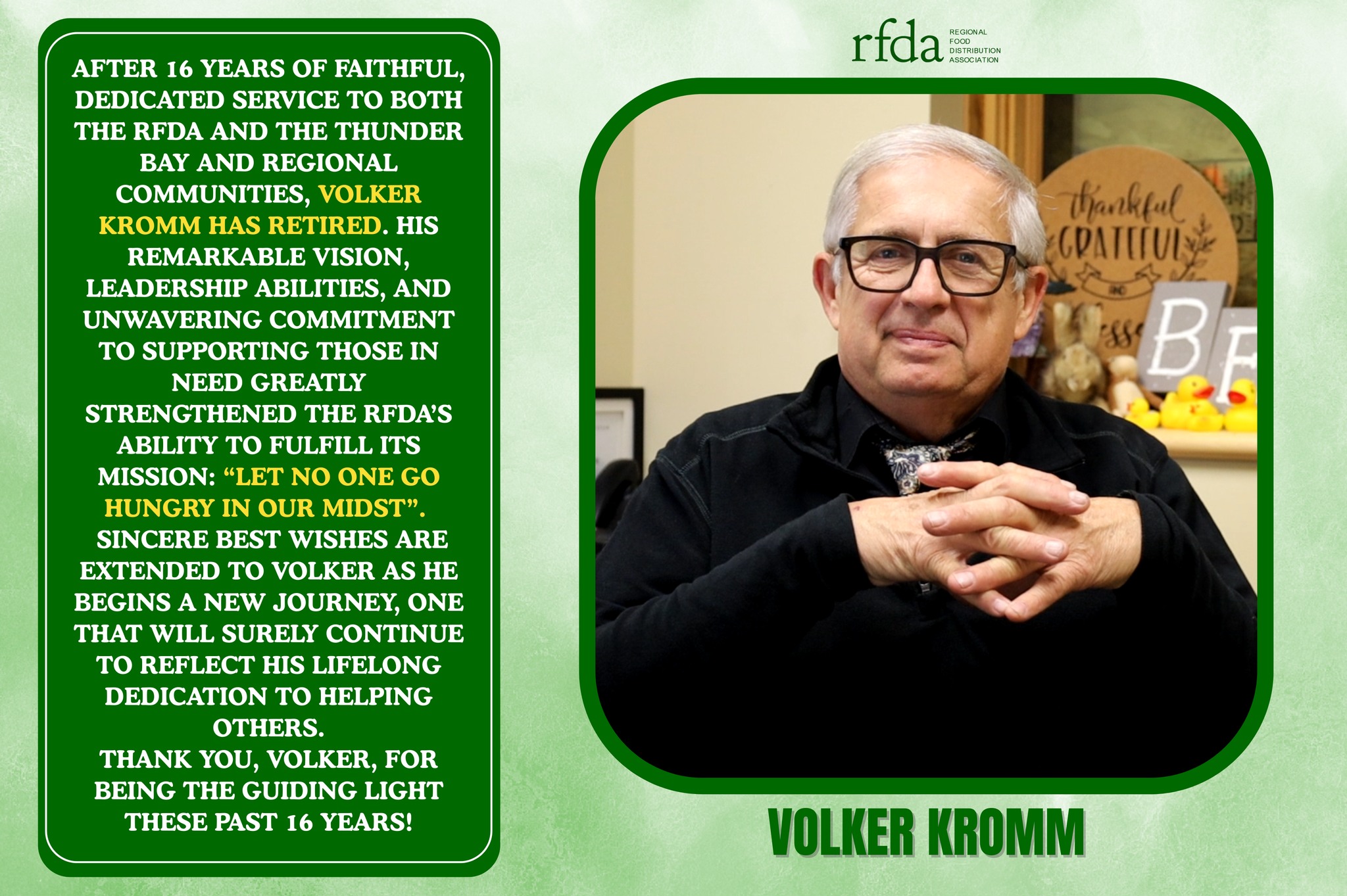 T... - RFDA Thunder Bay Regional Food Distribution Association | Facebook