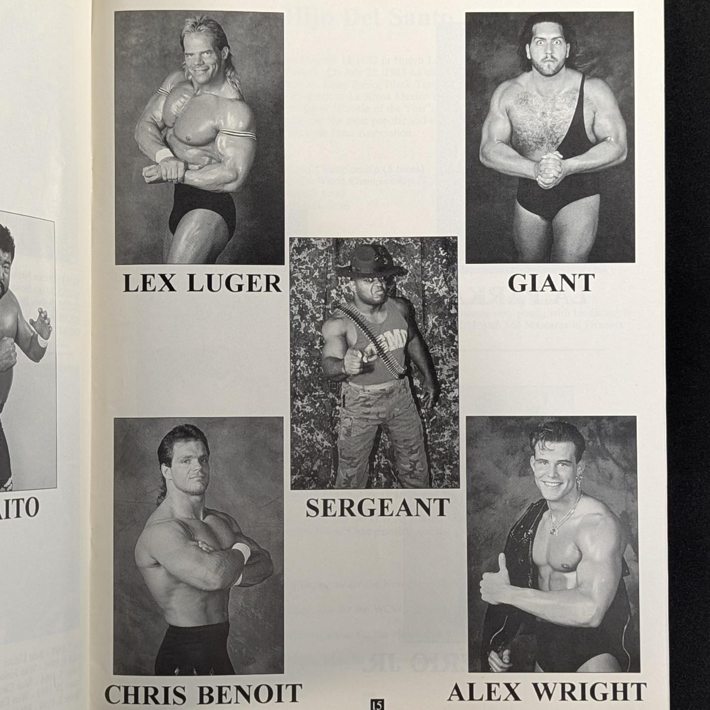 クリス・ベノワ サイン入りポートレート #WWE #サイン入り #闘道館