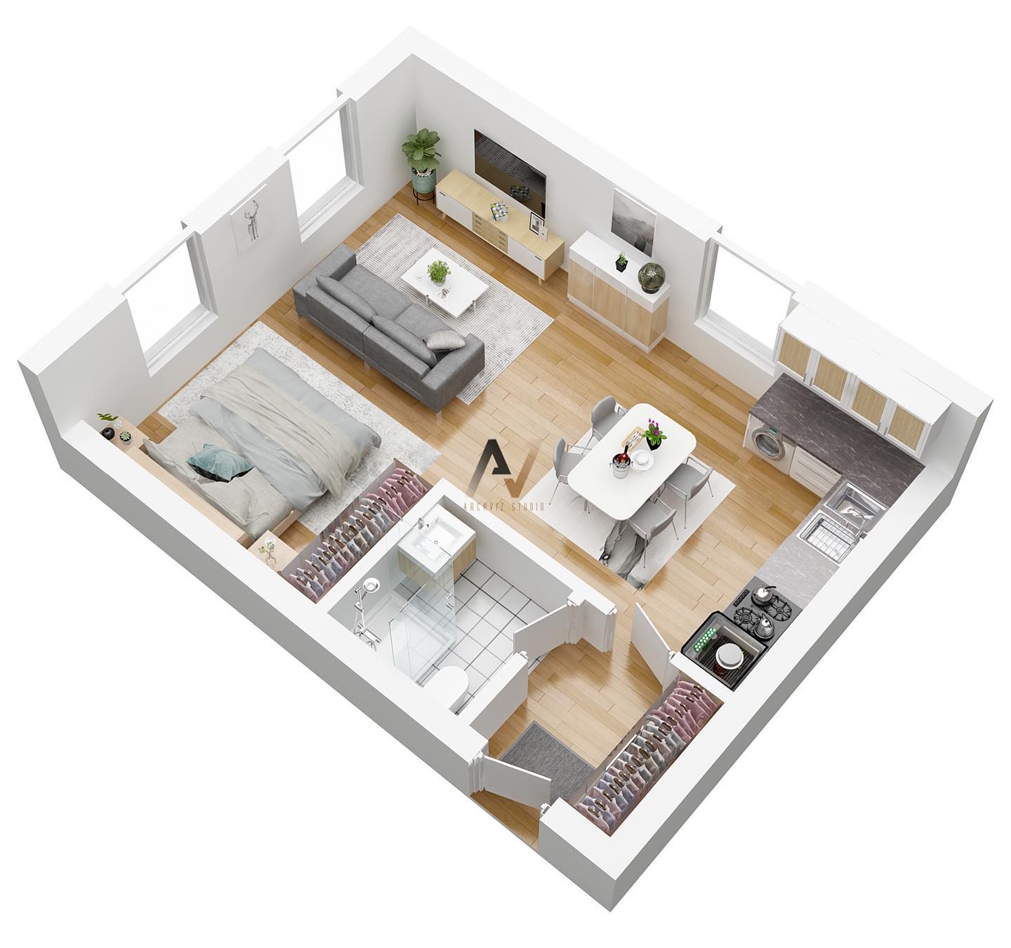 Archvizstudio3D - The 3D floor plan by archvizstudio3d...