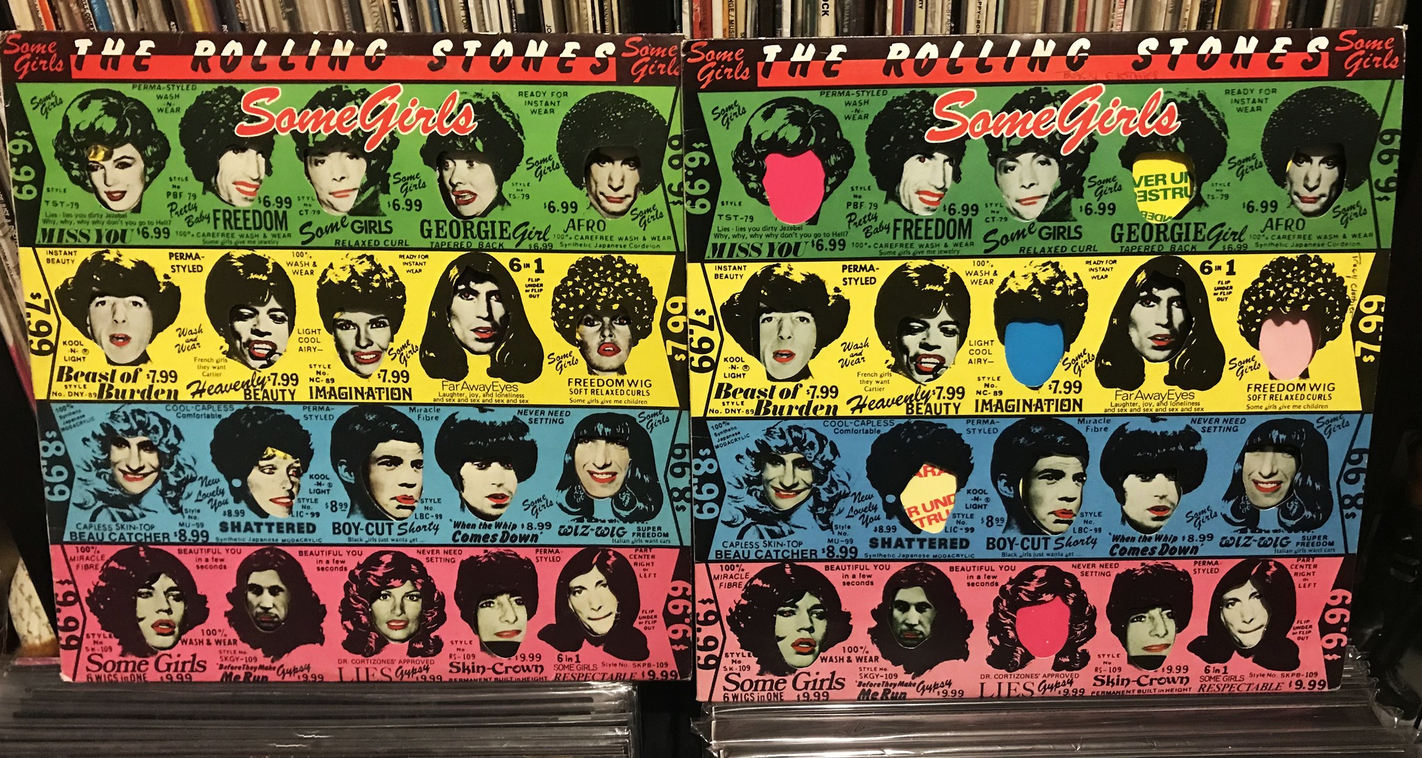 The rolling stones some girls album cover controversy